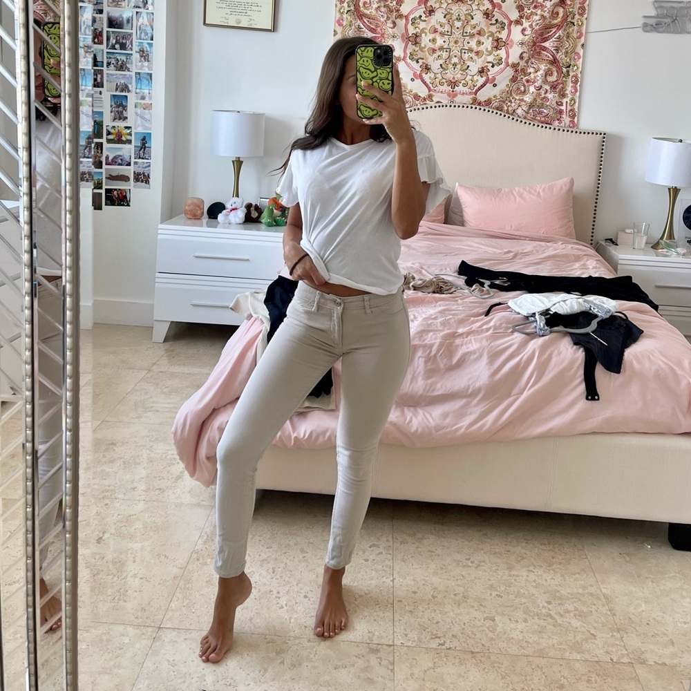 Abercrombie and fitch low rise jeans